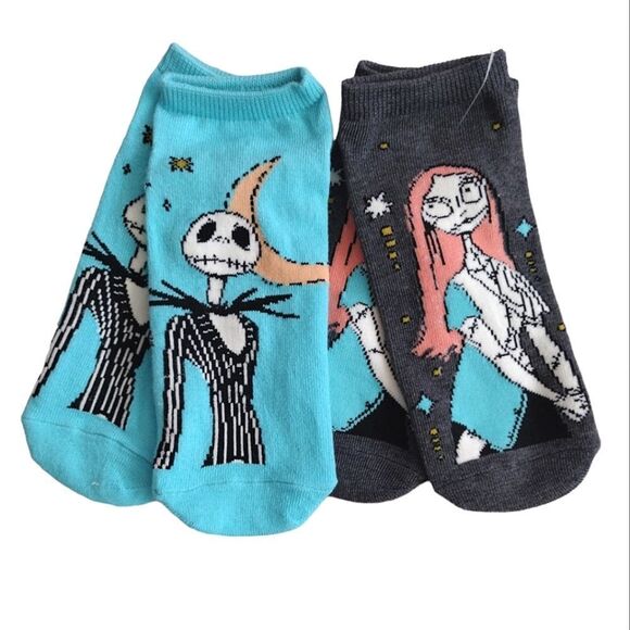 Disney The Nightmare Before Christmas 5 Pairs No Show Socks NWOT - Picture 4 of 7